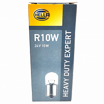 Автолампа накаливания HELLA R10W BA15s 24V 10W Heavy Duty Expert 8GA002071-271 min 10шт